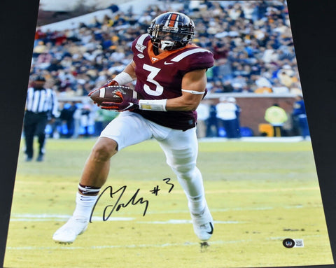 CALEB FARLEY AUTOGRAPHED VIRGINIA TECH HOKIES 16x20 PHOTO BECKETT