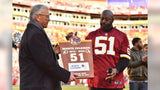 Monte Coleman Signed Washington Redskins Jersey (JSA) 3xSuper Bowl Champion