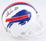 Andre Reed Signed Buffalo Bills Riddell Mini Helmet (Beckett) HOF Wide Receiver