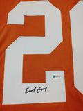 Earl Campbell Signed Texas Longhorns Jersey (Beckett COA) Oilers All Pro R.B