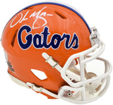 URBAN MEYER AUTOGRAPHED FLORIDA ORANGE SPEED MINI HELMET BECKETT WITNESS 230114