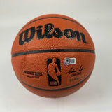 Autographed/Signed Dennis Rodman Full Size Wilson Basketball Beckett BAS COA