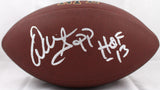 Warren Sapp Autographed Wilson NFL Super Grip Football w/HOF-Beckett W Hologram