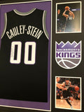 FRAMED SACRAMENTO KINGS WILLIE CAULEY-STEIN AUTOGRAPHED SIGNED JERSEY JSA COA