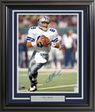 TROY AIKMAN AUTOGRAPHED SIGNED FRAMED 16X20 PHOTO COWBOYS BECKETT BAS 191215