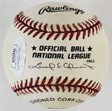 Ron Santo Signed ONL Leonard Coleman Baseball (JSA COA) Cubs Hall of Fame 3 Base