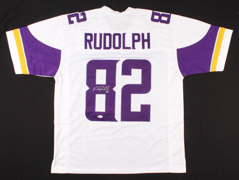 Kyle Rudolph Signed Minnesota Vikings Jersey (Beckett COA) 2xPro Bowl T.E.