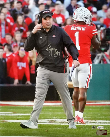 Ryan Day Autographed Ohio State Buckeyes 16x20 Photo Beckett Witnessed