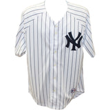 Don Mattingly Signed New York Yankees White Majestic L Jersey Insc BAS 48386