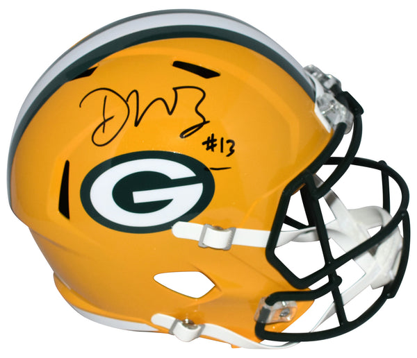 DONTAYVION WICKS SIGNED GREEN BAY PACKERS FULL SIZE SPEED HELMET JSA