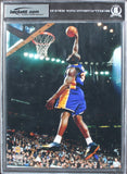 Lakers Shaquille O'Neal Authentic 3x Signed 8x10 Photo BAS Slabbed