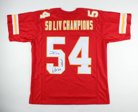 Frank Clark, Damien Williams & Bashaud Breeland Signed Chiefs Jersey Beckett COA