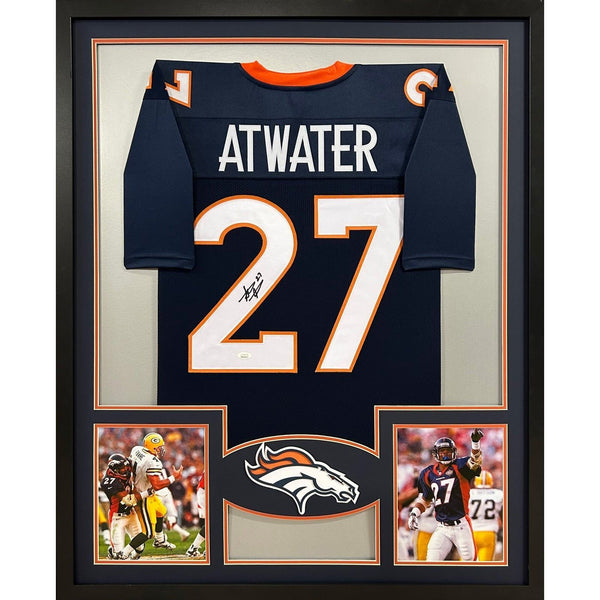 Steve Atwater Autographed Signed Framed Denver Broncos Jersey JSA