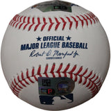 Jasson Dominguez Autographed New York Yankees OML Baseball The Martian FAN 46796