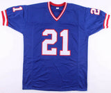 Tiki Barber Signed New York Giants Jersey (Beckett COA) 3xPro Bowl R.B 2004-2006