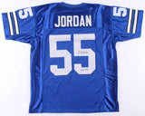 Lee Roy Jordan Signed Dallas Cowboys Jersey (JSA COA) 5xPro Bowl (67-69,73-74)