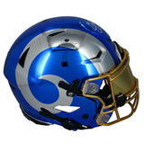 Eric Dickerson Autographed "HOF 99" Rams Custom Chrome SpeedFlex Helmet Beckett