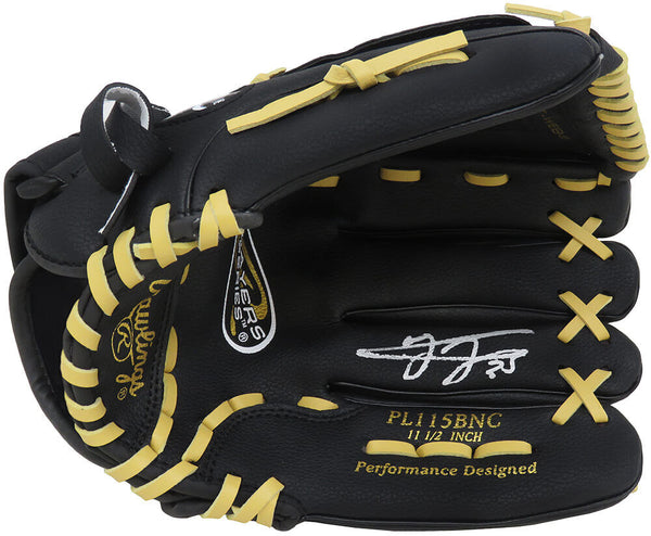 Frank Thomas Signed Rawlings Players Series Black Baseball Fielder Glove -SS COA