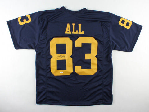 Erick All Signed Michigan Wolverines Jersey (JSA COA) Senior. Tight. End