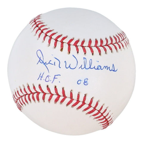 Dick Williams Signed OML Baseball Inscribed H.O.F. 08 (Beckett) 1967 Red Sox Mgr