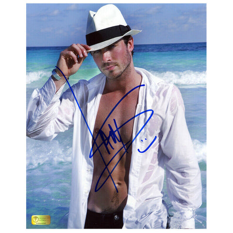 Ian Somerhalder Autographed Lost Ocean View 8x10 Photo