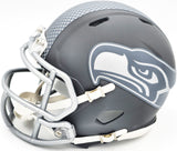 MATT HASSELBECK AUTOGRAPHED SEAHAWKS SLATE GRAY SPEED MINI HELMET BECKETT 230082