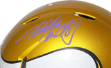 Adrian Peterson Signed Minnesota Vikings Authentic Flash Helmet Beckett 36365