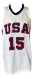 Magic Johnson Signed Team USA Jersey (JSA COA) 5xNBA Champion / 3xNBA MVP