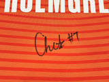 THUNDER CHET HOLMGREN AUTOGRAPHED RED FANATICS JERSEY SIZE XL BECKETT 234063