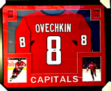 Alexander Ovechkin Signed Washington Capital 35x43 Framed Jersey (JSA) 800 Goals