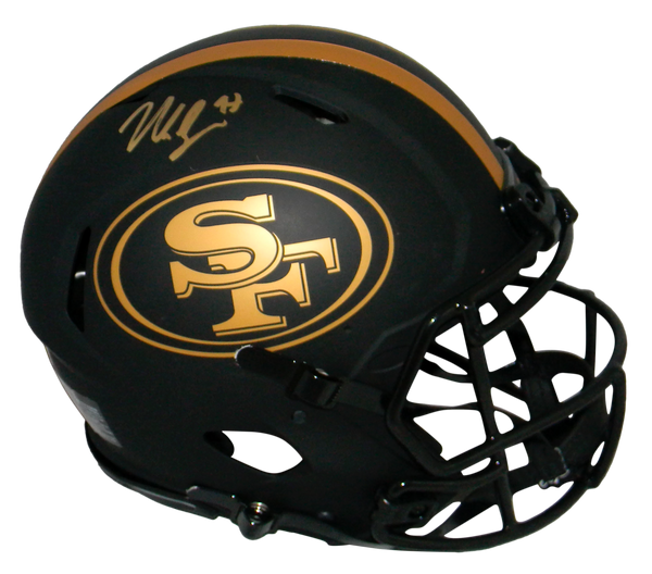 NICK BOSA AUTOGRAPHED SAN FRANCISCO 49ERS AUTHENTIC ECLIPSE HELMET BECKETT