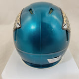 TREVOR LAWRENCE SIGNED JACKSONVILLE JAGUARS FLASH SPEED MINI HELMET FANATICS QR