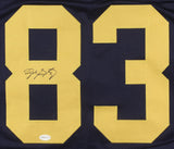 Zach Gentry Signed Michigan Wolverines Jersey / Steelers 2019 5th Rd Pk TSE COA