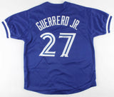 Vladimir Guerrero Jr Signed Blue Jays Jersey (JSA COA)Toronto Rookie Phenom 1B