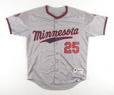 Jim Thome Signed Minnesota Twins Custom Style Jersey (Beckett COA) 612 HRs