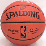 David Robinson Autographed Spalding Signature Series Basketball Spurs Beckett