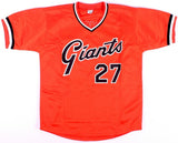 Juan Marichal Signed San Francisco Giants Orange Throwback Jersey (JSA COA)