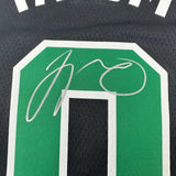 Autographed/Signed Jayson Tatum Boston Celtics Swingman Jersey Fanatics COA