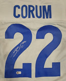 BLAKE CORUM SIGNED AUTOGRAPHED PRO STYLE CUSTOM XL JERSEY BECKETT QR