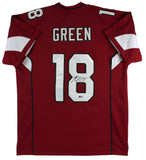 A.J. Green Authentic Signed Red Pro Style Jersey Autographed BAS Witnessed