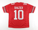 Ryan Shazier Signed Ohio State Buckeye Jersey (Playball Ink) Steeler Linebacker