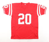 Johnny Rodgers Signed Nebraska Cornhuskers Jersey (JSA COA) 1972 Heisman Winner