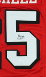 Elijah Mitchell Signed San Francisco Custom Red Jersey