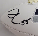 FRANK CLARK AUTOGRAPHED WHITE SEATTLE SEAHAWKS LOGO FOOTBALL MCS HOLO 137956