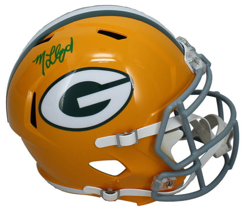 MarShawn Lloyd Autographed (Green Ink) Packers Full Size Speed Helmet Beckett