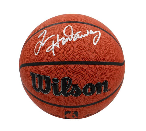 Tim Hardaway Sr. Signed Golden State Warriors Wilson NBA Basketball