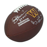 Joe Theisman / Doug Williams / Mark Rypien Auto Inscribed Football Beckett