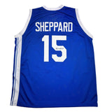 Autographed/Signed Reed Sheppard Kentucky Blue College Basketball Jersey JSA COA