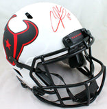 Andre Johnson Autographed Houston Texans F/S Lunar Speed Authentic Helmet-JSA W