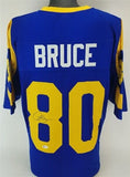 Isaac Bruce Signed Los Angeles Rams Jersey (Beckett COA) 4xPro Bowl Receiver